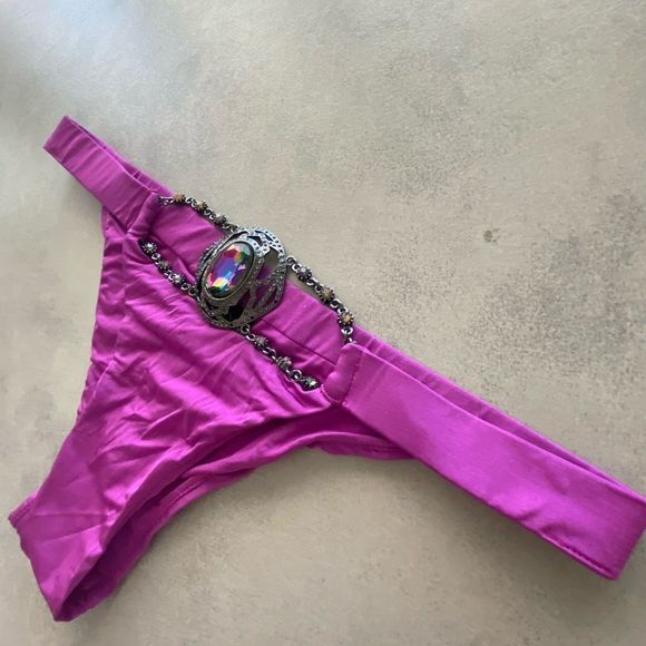 Beach Bunny Bikini Bottom Purple - Picture 6 of 7